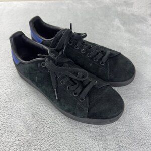 Adidas Original Stan Smith  Black and Blue Men's Sneakers Size 8 US - S80501